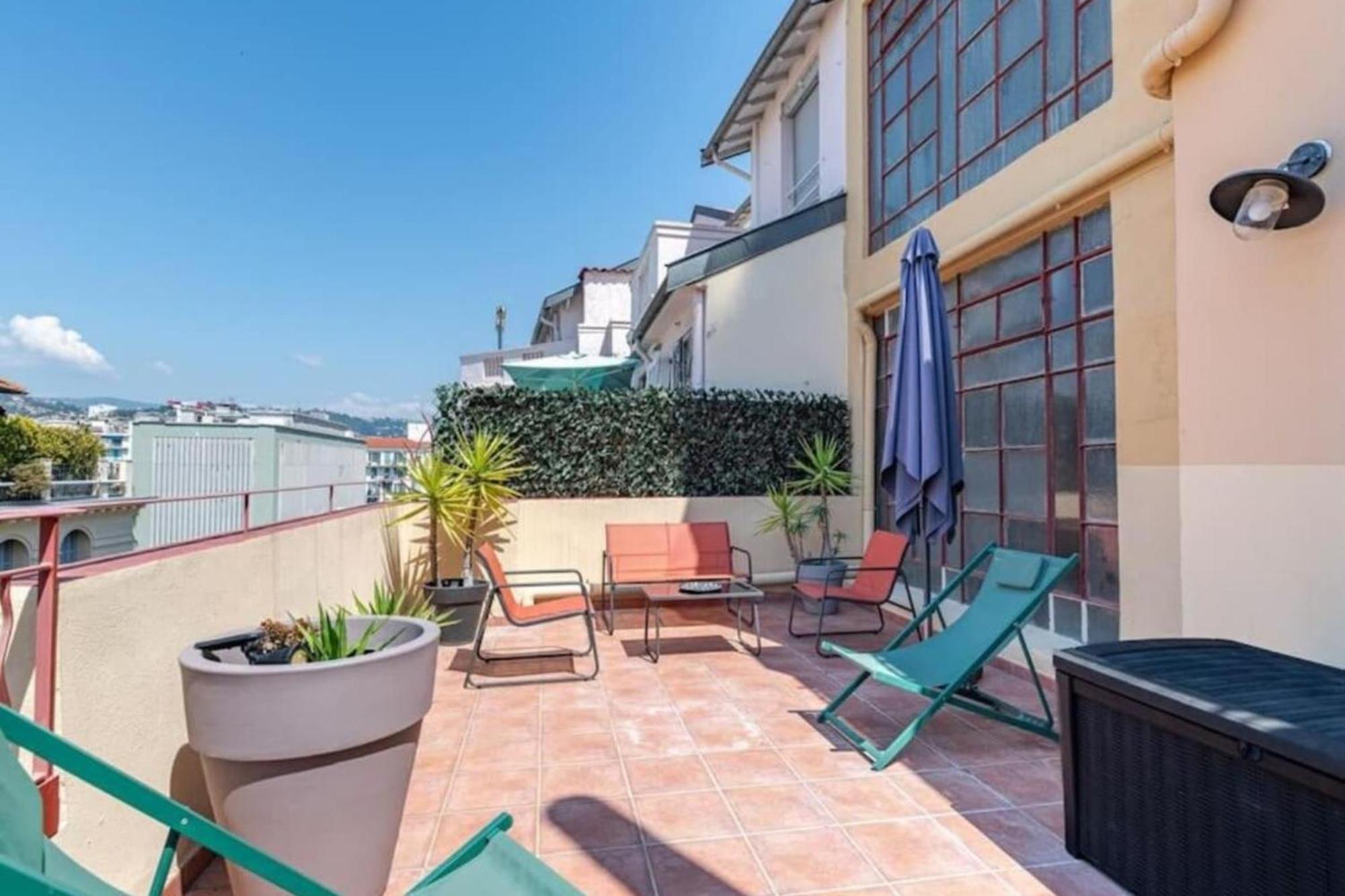 Lamartine - Studio W Terrace And Ac Very Central 尼斯 外观 照片